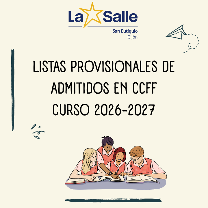 Listado provisional de admitidos en CCFF curso 2026-2027